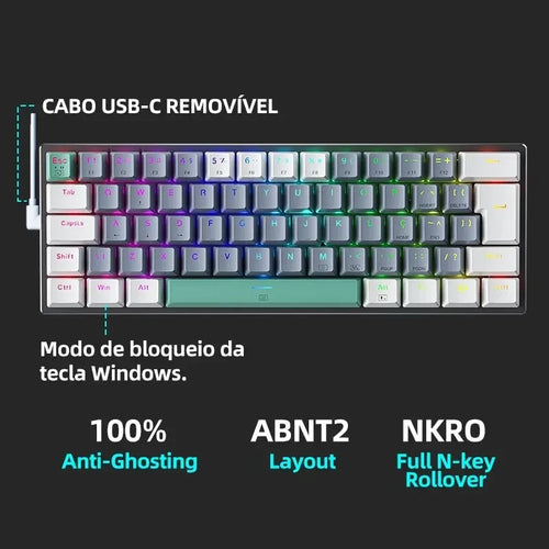 Machenike K500-B61 Mini Mechanical Keyboard