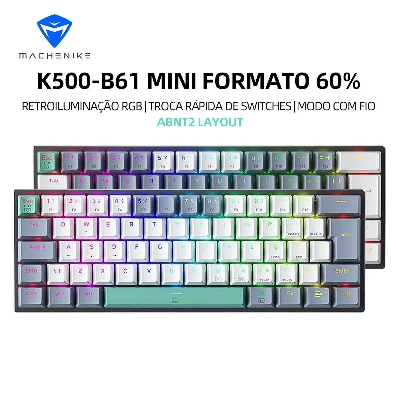 Machenike K500-B61 Mini Mechanical Keyboard