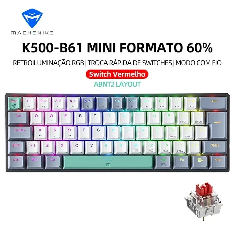 Machenike K500-B61 Mini Mechanical Keyboard