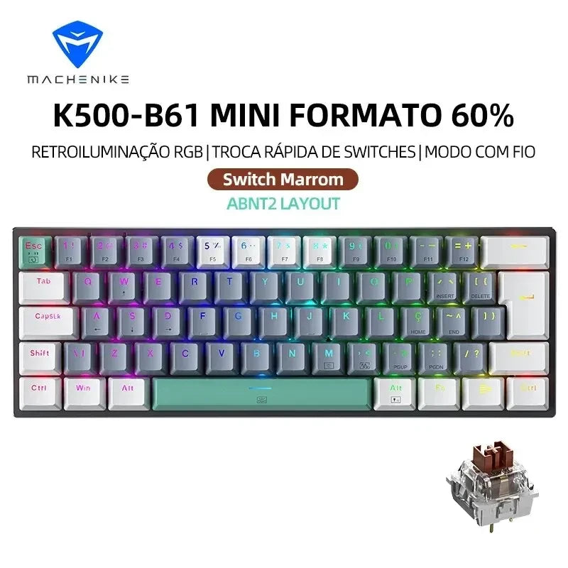 Machenike K500-B61 Mini Mechanical Keyboard